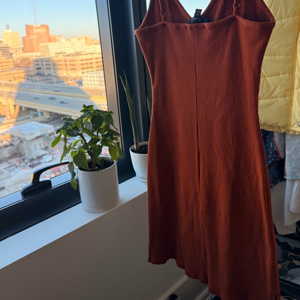 Lulu's Rust Mini Dress - Picture 4 of 5